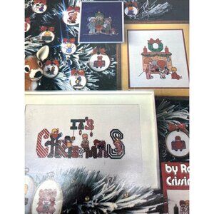 Charted Christmas Kids Cross-Stitch Pattern Book By Rachel Crissinger